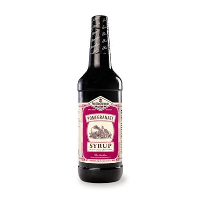 Fee Brothers Flavored Syrup Premium Cocktail, Coffee & Soda Drink Mixer for Home Bar and Beverage Recipes, Pomegranate, 32 Fl Oz (1 Quart)