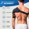 ORTONYX Shoulder Stability Brace Compression Sleeve for Rotator Cuff Support, Injury Prevention, Dislocated AC Joint, Labrum Tear, Frozen Shoulder Pain, Sprain, Soreness, Bursitis/L view 4