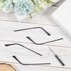 GORGECRAFT Alloy Eyeglasses Arms Replacement 2 Pairs Black Temple Anti-Slip Glasses Leg End Tips Accessories Repair Kit Universal Eyewear Frame Repairment with Screwdriver Screw Washers for Glasses view 4