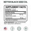 Organics Ocean Better Black Seed Oil Cold Pressed - Pure Nigella Sativa Oil for Immune Support - 5% Thymoquinone - Support Memory, Vitality, and Cellular Health - 6 Pack Bulk Supply view 2