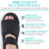 Vive Rounded Post Op Shoe for Injured Foot - Orthopedic Recovery Shoes for Women, Men - Lightweight, Adjustable Medical Walking Shoe for Post Surgery, Stress Fracture, Bunions, Sprains - Left or Right (XX-Large) view 2