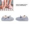 Heated Slippers for Women with USB Electric Heating & 3 Temp Settings Cozy Warm Foot Warmer Booties Cold Winter Days (Grey) view 2