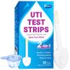10 Pack UTI Test Strips, Urinary Tract Infection Test Kit for Women Men, Accurate Result in 2 Minutes, Monitor Bladder Health at Home, Clinically Tested, Easy to Grip, Individually Wrapped view 1