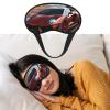 Red Race Car Sleep Mask Soft Blackout Eye Mask with Adjustable Strap Comfortable Eye Shade Cover for Women Men Deep Rest Travel Work Home view 1