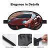 Red Race Car Sleep Mask Soft Blackout Eye Mask with Adjustable Strap Comfortable Eye Shade Cover for Women Men Deep Rest Travel Work Home view 4