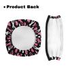Maiyoinou Pink Ribbon Top Glides Universal Rollator Walker Seat and Backrest Covers Breast Cancer Skin Friendly Lightweight Rollator Walker Seat and Backrest Covers for Women Men view 3