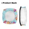 Maiyoinou Happy Easter Walker Accessories Rollator Seat and Back Rest Covers 2 Pieces Eggs Bunny Leaf Lightweight Breathable Rollator Walker Accessories for Women Men view 3