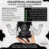 Moo Juice Colostrum Powder with Creatine Monohydrate | 2000mg Grass-Fed Bovine Colostrum + 5000mg Creatine | Bloat-Free Performance Combo | Unflavoured 6.3oz view 3