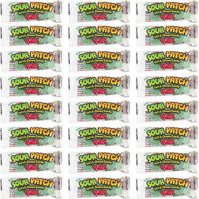 Assorted Sour Patch Candies (Pack of 240) - Soft & Chewy Treats - Perfect for Birthday Parties, Trick-or-Treats, and Other Themed Events