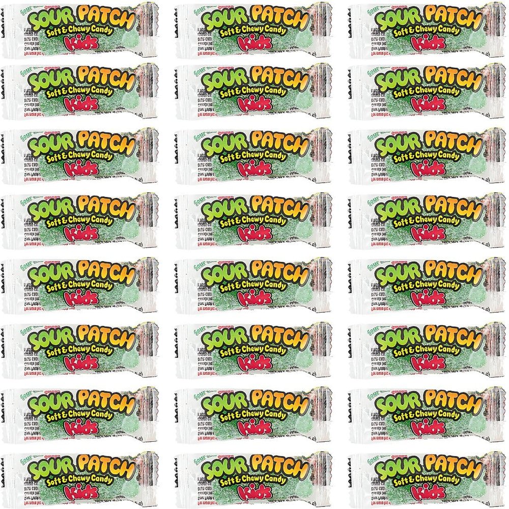 Assorted Sour Patch Candies (Pack of 240) - Soft & Chewy Treats - Perfect for Birthday Parties, Trick-or-Treats, and Other Themed Events