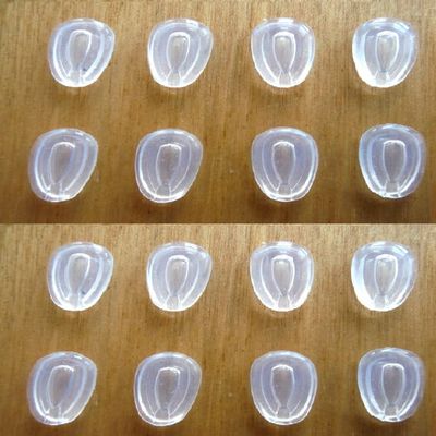 2 4 5 8 10 -- Pairs Nose Pads Nose Pieces Replacement For Oakley Holbrook Metal,Feedback,Blender,Deviation ..Push in Silicone Comfort Air Cushion Flexible Part Multi Selection... (8 Pairs)