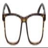 Calabria Unisex Rectangular Reading Glasses with Clear Lenses R861 Acetate Frame | Spring Hinge Readers for Men & Women | Magnification 0.00x & Brown Amber Tortoise Havana Crystal view 2