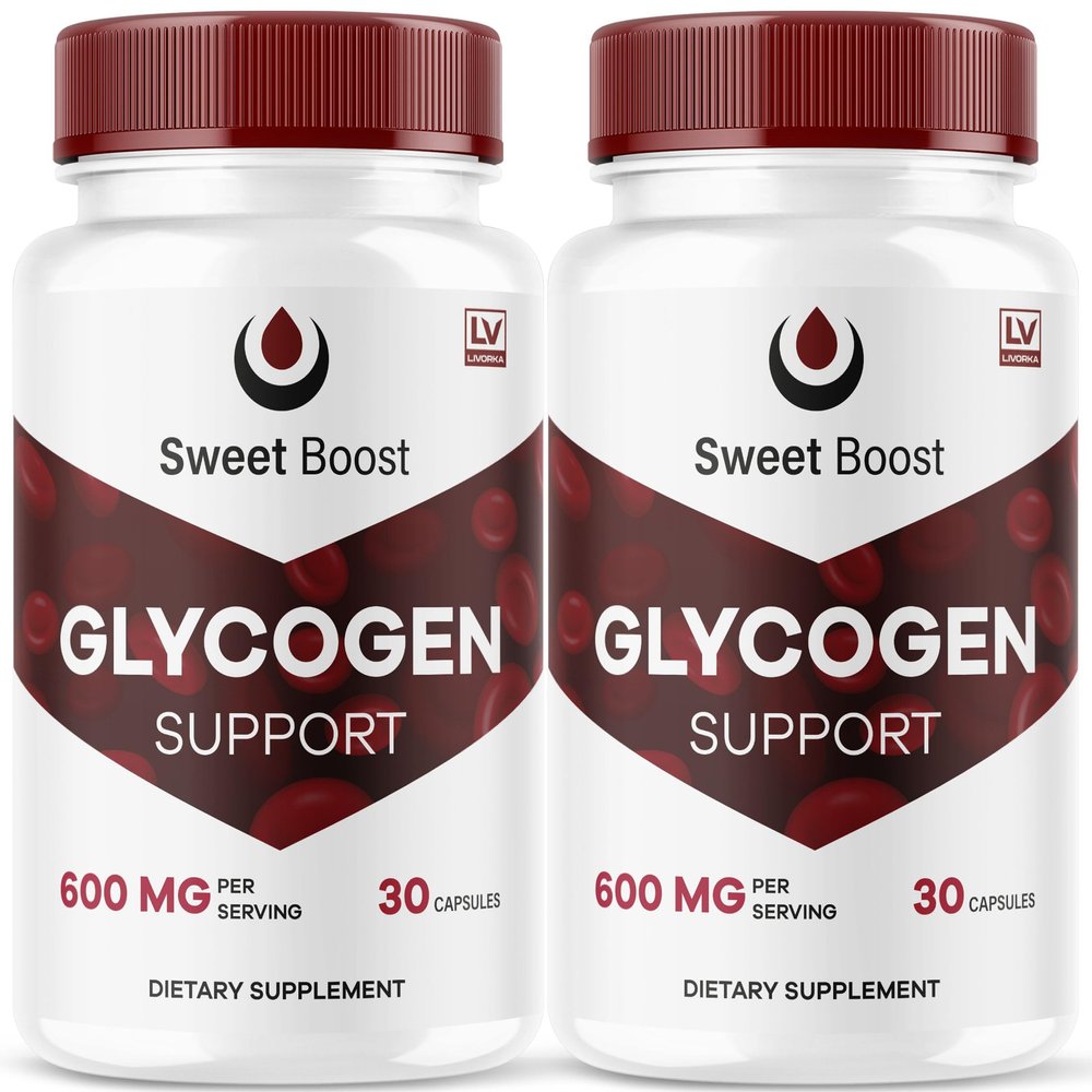 (2 Pack) SweetBoost Glycogen Support Capsules, SweetBoost Glycogen, SweetBoost Glycogen Support, SweetBoost Glyco Support, SweetBoost Glycogen Support Supplement Pills, 60 Capsules For 2 Months
