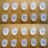 10 Pairs Nose Pads Nose Pieces Replacement for Oakley Holbrook Metal,Feedback,Blender,Deviation ..Push in Silicone Comfort Air Cushion Flexible Part Multi Selection... (10 Pairs) view 1