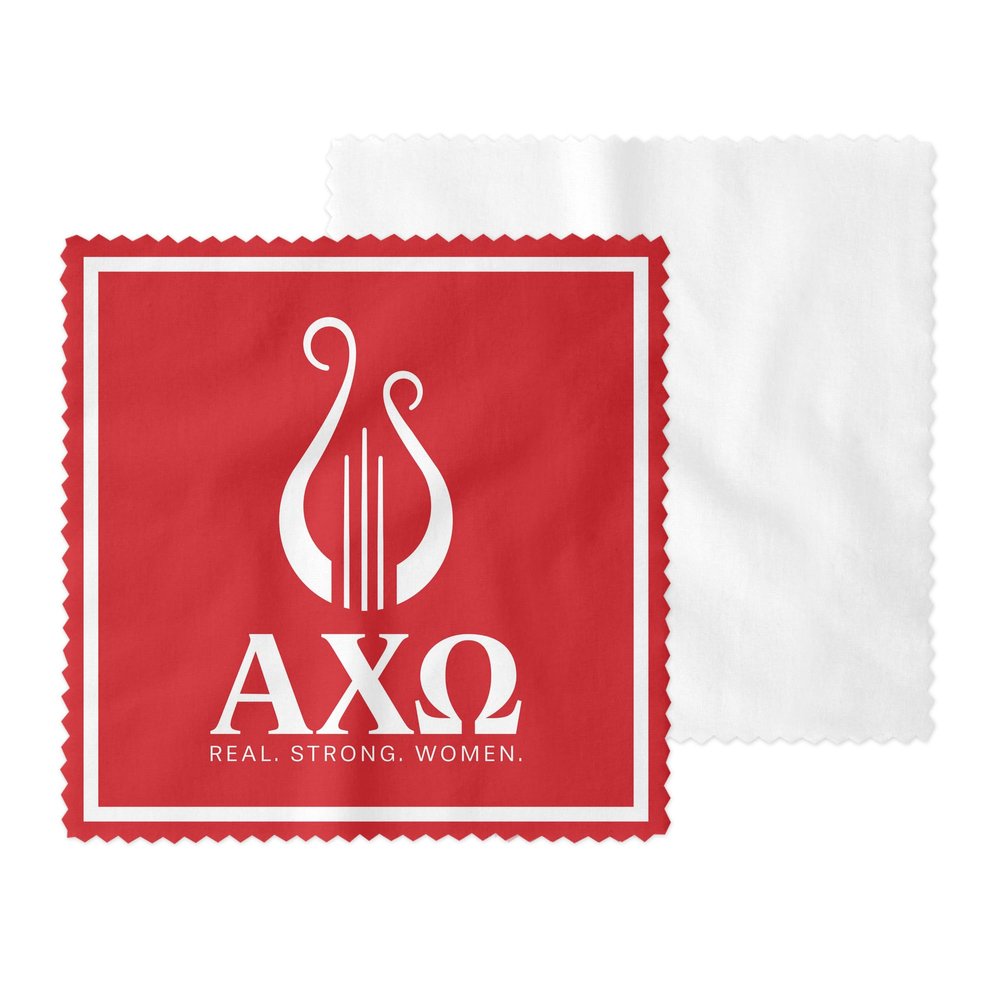 Alpha Chi Omega Eyeglass Cleaner & Microfiber Cleaning Cloth AXO (Alpha Chi Omega - 2)