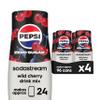 SodaStream Pepsi Wild Cherry Zero Sugar Drink Mix (440ml, Pack of 4) view 1