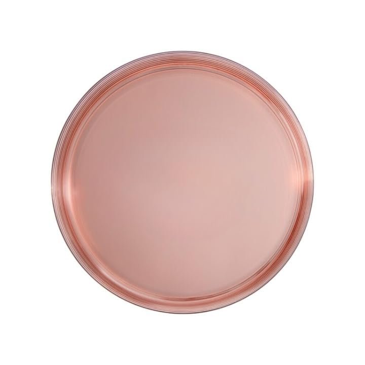 8 inches Transparent Rose Plastic Salad Plates Disposable, Elegant, Durable, Versatile Plates for Everyday Use, Parties, and Special Occasions BPA-Free, Easy to Clean, and Stylish Tableware (90)
