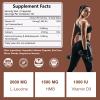 HFELIZ HMB and Leucine Supplement, 3500mg L-Leucine HMB with Vitamin D3, Amino Acid BCAA for Men, Vegan, Gluten Free, 90 Capsules view 2