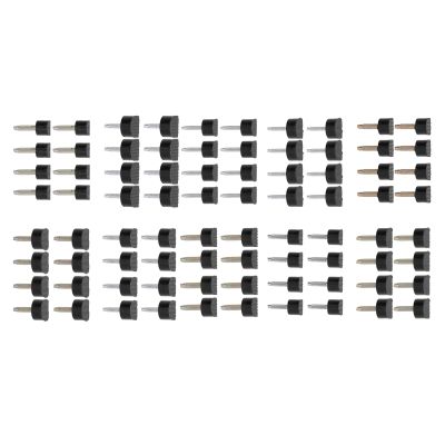 80Pcs High Heel Tip Protectors Multi Size TPU Shoe for Women, Replacement Stoppers Repair & Noise Reduction