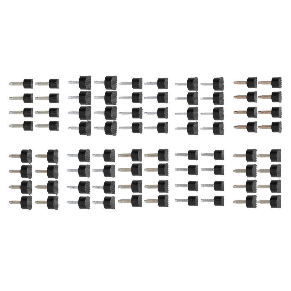 80Pcs High Heel Tip Protectors Multi Size TPU Shoe for Women, Replacement Stoppers Repair & Noise Reduction