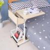 SUZEPER Adjustable Overbed Bedside Table with Wheels,c Shaped End Table,Couch Side Table with Storage,Rolling Laptop Computer Standing Desk Cart Height 21.6"-31.4"(19.6" Wx15.7 Dx21.6 H, B) view 2
