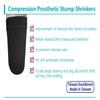 JianiMed Prosthetic Stump Shrinkers Above Knee, 30cm, Compression, Amputee Socks, 20-30, Daily use, Taiwan Excellence M view 3