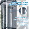 Italy Flag 18 Ounce Shaker Bottle Drink Mixer Leak-proof Pre Workout Protein Shakes Meal Replacement Shakes Bottles 500ML/18 Oz Gray view 4