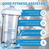 America Flag Fight Prostate Cancer Awareness 18 Ounce Shaker Bottle Drink Mixer Leak-proof Pre Workout Protein Shakes Meal Replacement Shakes Bottles 500ML/18 Oz White view 2