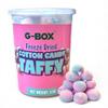 G-BOX Freeze Dried Taffy| Freeze Dried Pink Cotton Candy| TikTok Trend Items, Crunchy, Featuring Old School Candy Vibes, Perfect for Fans of vintage and retro Candies view 1