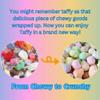 G-BOX Freeze Dried Taffy| Freeze Dried Pink Cotton Candy| TikTok Trend Items, Crunchy, Featuring Old School Candy Vibes, Perfect for Fans of vintage and retro Candies view 3