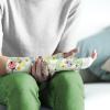 Uorisanigo Arm Cast Cover Anti Scratch Arm Protectors Cast Cover Daisy Pattern Arm Cast Sleeve Cast Decorative Washable Arm Wrist Elbow Cast Cover view 2