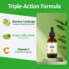 3-in-1 Garcinia Cambogia Liquid Drops - Natrual Extract with Green Coffee Bean & Vitamin C - Support Health and Wellness - Stronger Than Pills & Capsules - Natural Raspberry Flavor - 2 fl oz (60 ml) view 2