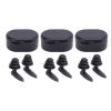 3 Pairs Swimming Ear Plugs, Reusable Noise Cancelling Earplugs Water Earbuds with Noise Reduction, for Adults Sports Swimming view 1