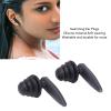3 Pairs Swimming Ear Plugs, Reusable Noise Cancelling Earplugs Water Earbuds with Noise Reduction, for Adults Sports Swimming view 2