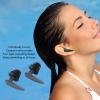 3 Pairs Swimming Ear Plugs, Reusable Noise Cancelling Earplugs Water Earbuds with Noise Reduction, for Adults Sports Swimming view 3