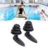 3 Pairs Swimming Ear Plugs, Reusable Noise Cancelling Earplugs Water Earbuds with Noise Reduction, for Adults Sports Swimming view 4