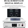 YXCUSAM 1200W Desktop Heating Sealing Machine,Cellophane Wrapping Machine,with Dual Temperature Display, for Tea Box Packaging view 2