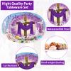 50PCS He is Risen Oval Paper Plates 10" X 12" Disposable Easter Jesus Plates Happy Easter Paper Plates Cross Easter Tableware for Spring Lily Floral Religion Christ Easter Day Party Decorations view 2