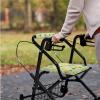 Babrukda Saint Patricks Day Green Leaves Walker Seat Covers for Women Rollator Walker Seat and Backrest Covers Washable Dust Cover Set for Rollator Walker Trendy Rollator Cover Accessories view 4