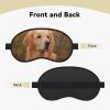 Golden Retriever Sleep Mask Soft Blackout Eye Mask with Adjustable Strap Comfortable Eye Shade Cover for Women Men Deep Rest Travel Work Home view 3