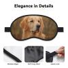Golden Retriever Sleep Mask Soft Blackout Eye Mask with Adjustable Strap Comfortable Eye Shade Cover for Women Men Deep Rest Travel Work Home view 4