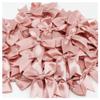 homeemoh 50pcs Satin Ribbon Bows 3" Small Premade Bowknot Cute Bows Decoration for Christmas Candy Treat Bag Gift Wrapping Sewing Accessories (Rose Gold) view 1
