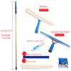 SUZEPER Telescopic Window Cleaner Kit with Squeegees, Portable Extension Pole, Professional Outdoor Window Cleaner Tool for High Window Mirror Cleaning(4.5M/14.7FT, Gold) view 2