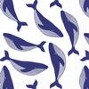 IHR Ideal Home Range Party Napkins Disposable 3-Ply Paper Lunch Napkin Pack, 6.5" x 6.5", Whales, 20-Count view 1
