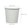 NAMOARLY 200pcs Paper Cups for Rinse Mouthwash Espresso and Tasting Disposable Beverage Drinking Cups for Parties Home and Events view 2