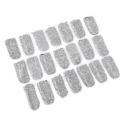 20Pcs Cut Finger Sleeves, HPPE Reusable 20 Pc Set for Kitchen, Garden, Work