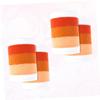 CORHAD 2pairs Sweat-Absorbent Cotton Wristbands for Men Women Breathable Exercise Coral Red for Yoga Gym Workouts Basketball Running view 2