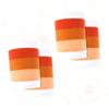 CORHAD 2pairs Sweat-Absorbent Cotton Wristbands for Men Women Breathable Exercise Coral Red for Yoga Gym Workouts Basketball Running view 4