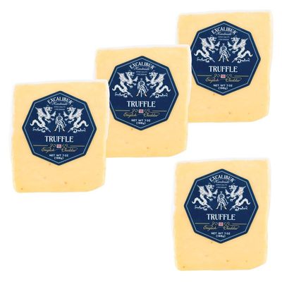 Excalibur Truffle Cheddar Cuts, 7 oz, 4 Pack