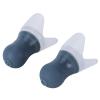 2pcs Ear Plugs for Sleeping, Reusable Silicone Ear Plugs Swimming Ear Plugs for Adults Silicone Ear Plugs for Swimming Noise Reduction Earplugs (Gray Large +pp Box) view 4